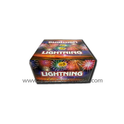 Kembang Api Lightning Cake 0.8 Inch 100 Shots - GE08100L